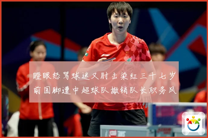 瞪眼怒骂球迷又肘击染红三十七岁前国脚遭中超球队撤销队长职务风战术观察